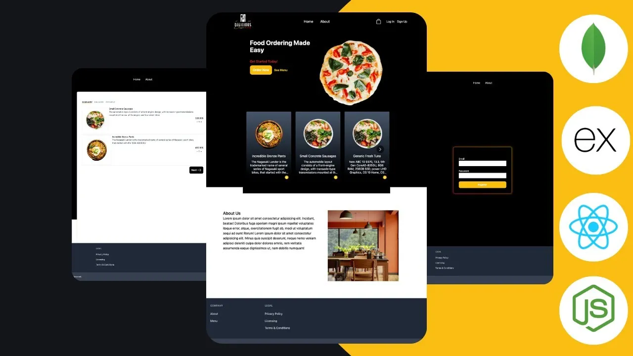 MERN Stack | Build a Food Ordering App using MERN Stack
