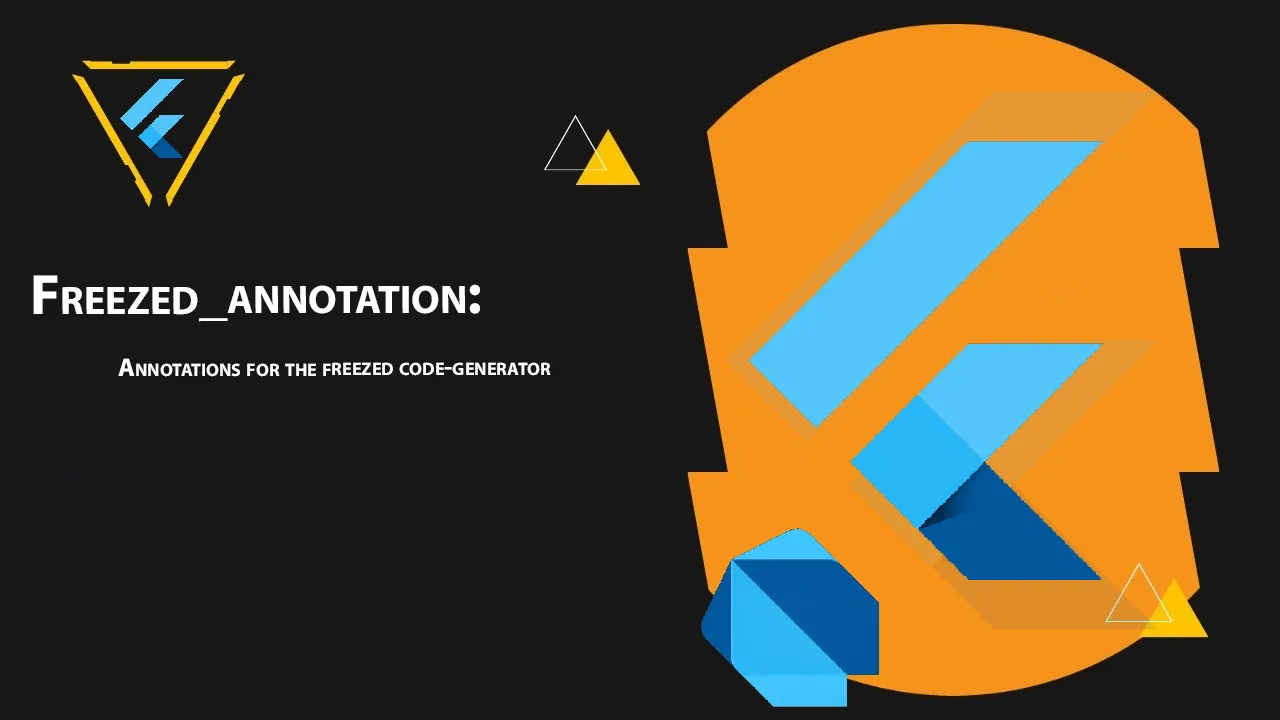 Freezed_annotation: Annotations for The Freezed Code-generator