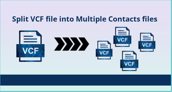 Comment diviser la liste de contacts VCF en parties plus petites ?