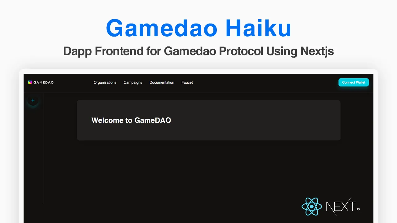 Building Dapp Frontend for Gamedao Protocol Using Nextjs