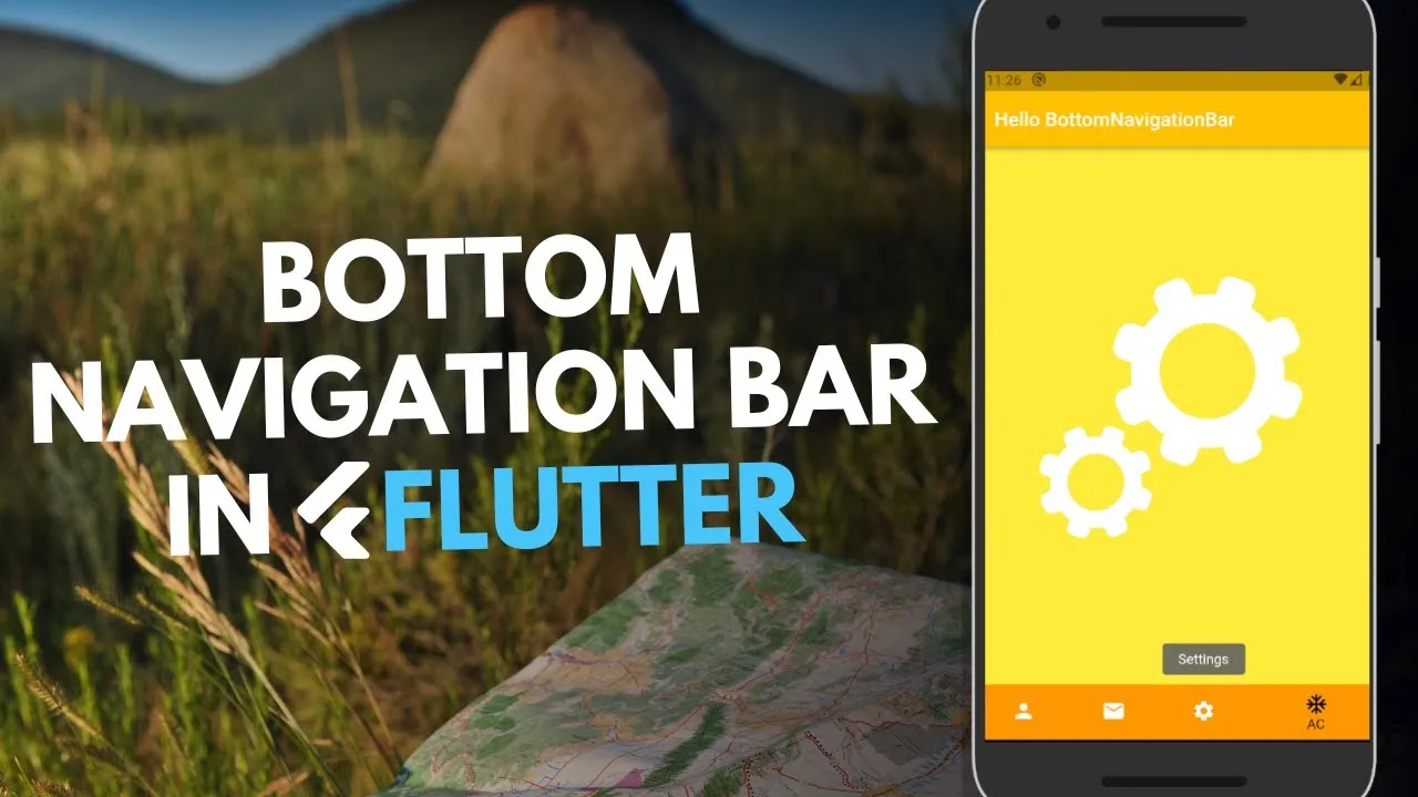 Flutter Tutorial 2022 | How to use the BottomNavigationBar widget