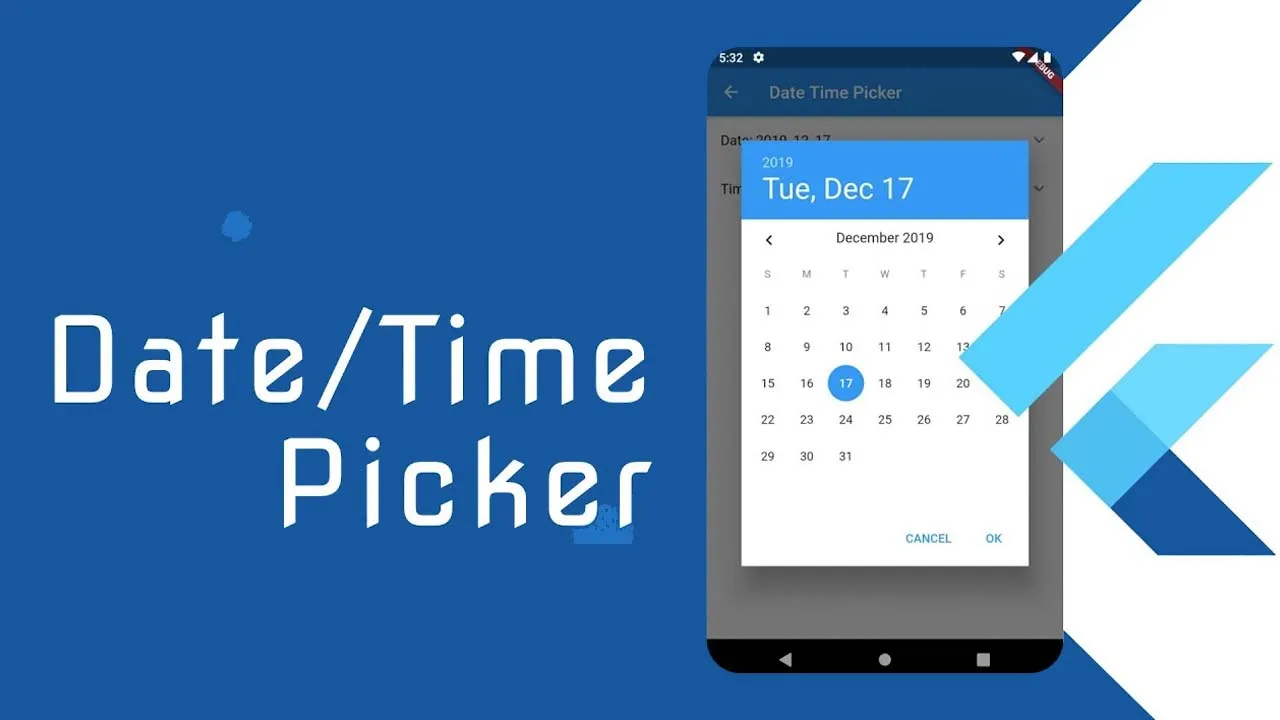 Date and Time Selectors for Flutter