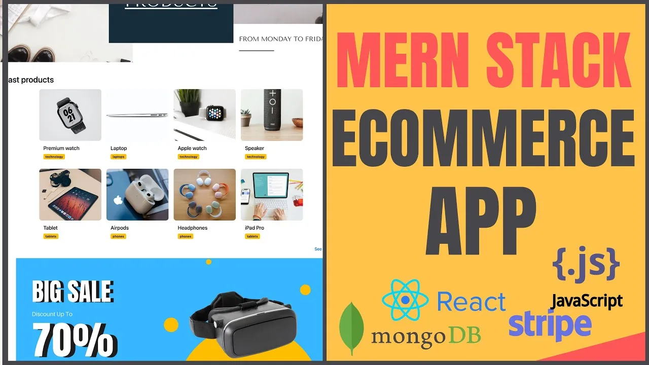 Build an E-Commerce App with the MERN Stack Including Stripe & SockeIO