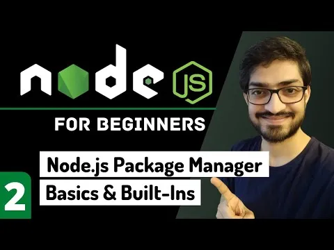 Node JS Package Manager | Basics & Built-Ins | Node.js Tutorial for Beginners #2