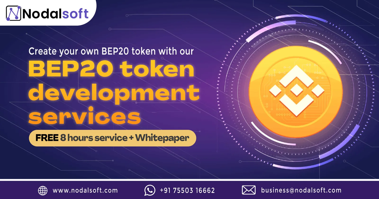 BEP20 Token Development Company - Launch Your Own BEP20 Token on BSC