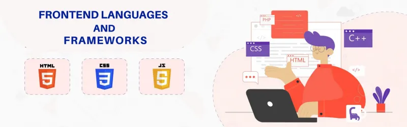 Most used front-end languages and frameworks.