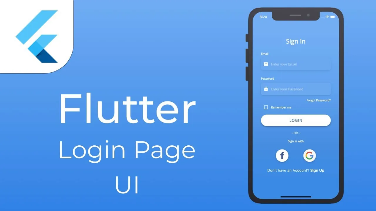 Signup Screen or Signup Page in Flutter App