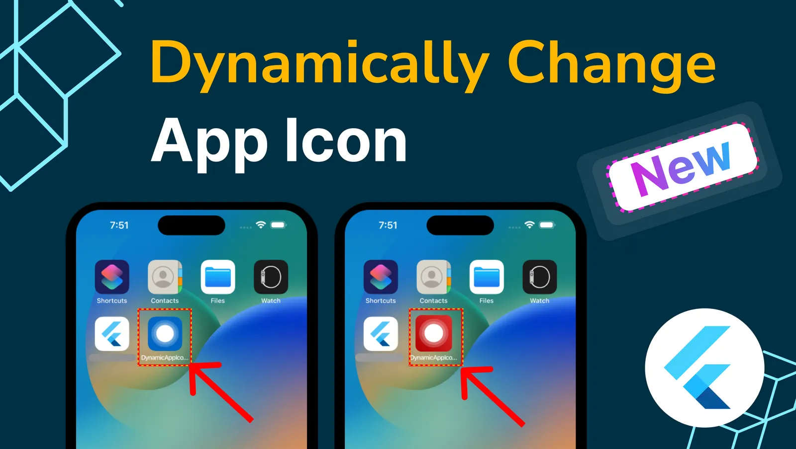 dynamically change app launcher icon
