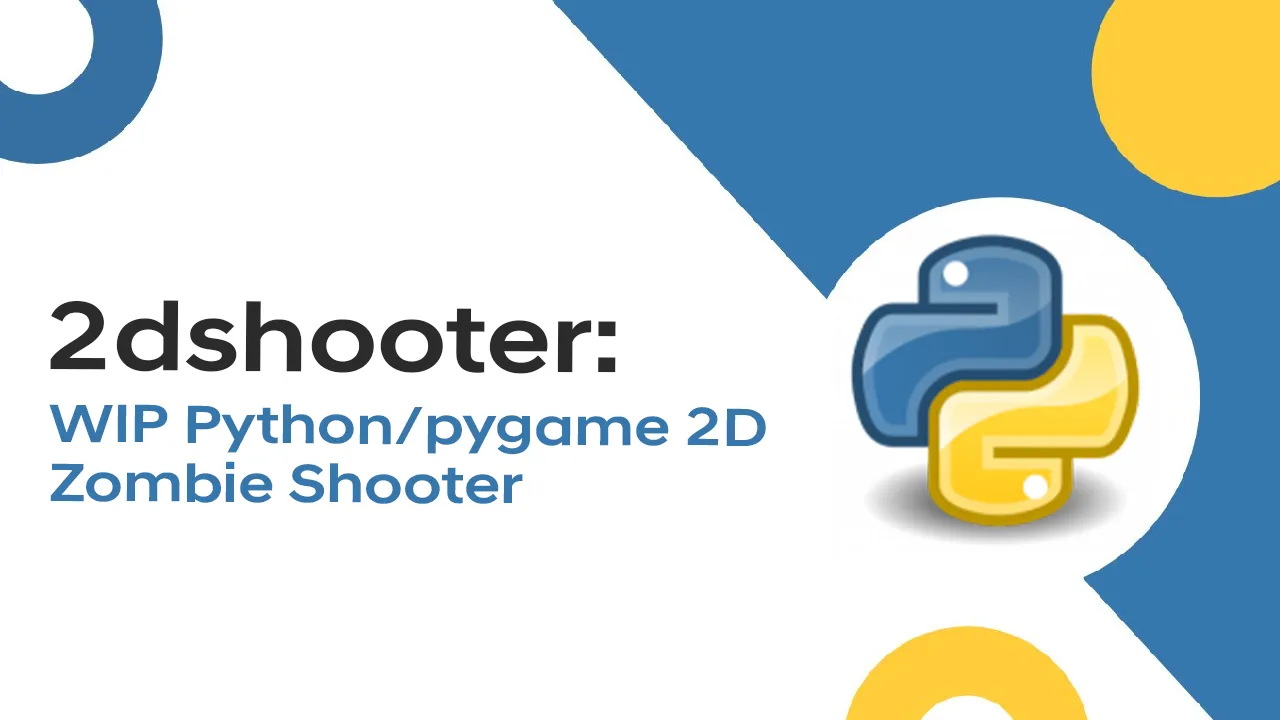 2dshooter: WIP Python/pygame 2D Zombie Shooter