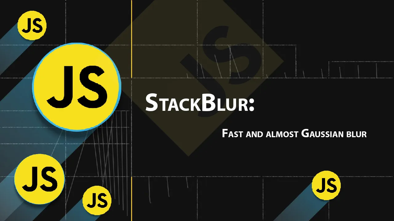 StackBlur: Fast and Almost Gaussian Blur