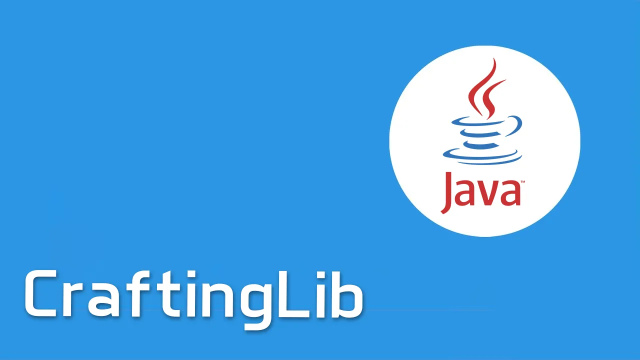 CraftingLib: Simple Library for Creating Custom Craftings For Java