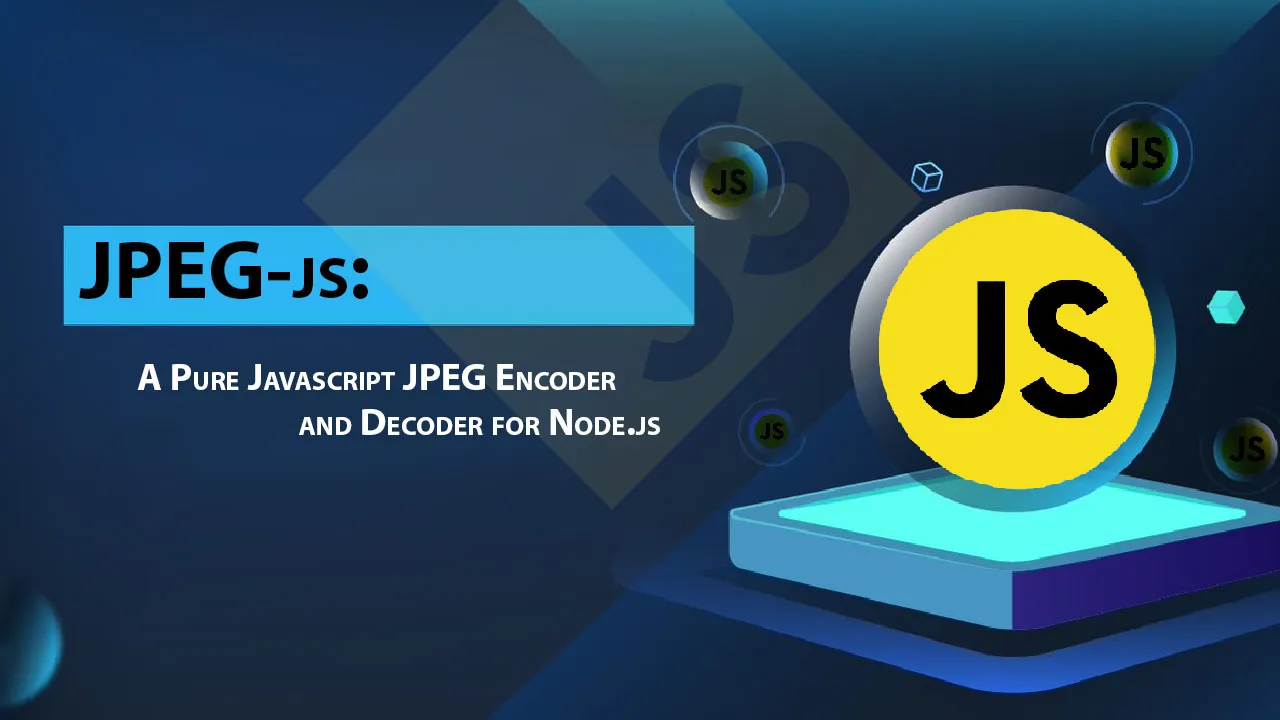 JPEG-js: A Pure Javascript JPEG Encoder and Decoder for Node.js