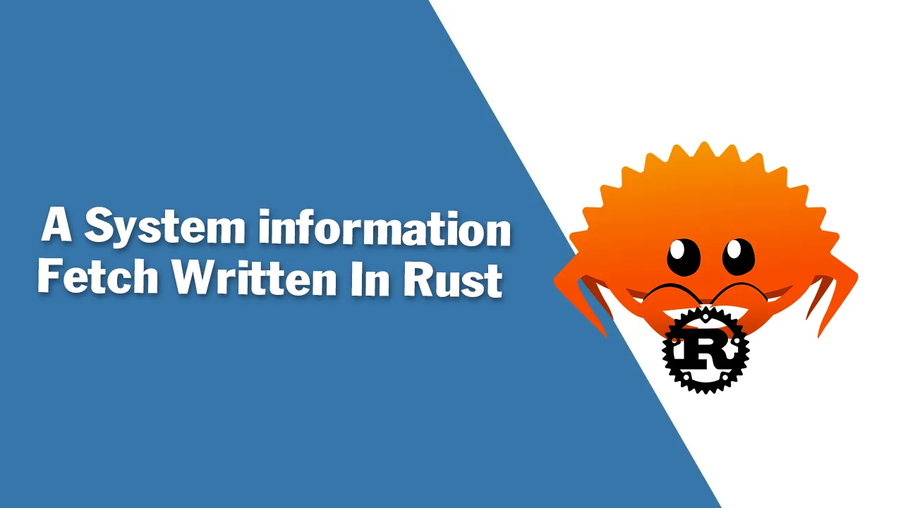 Skyfetch: A System information Fetch Written In Rust 