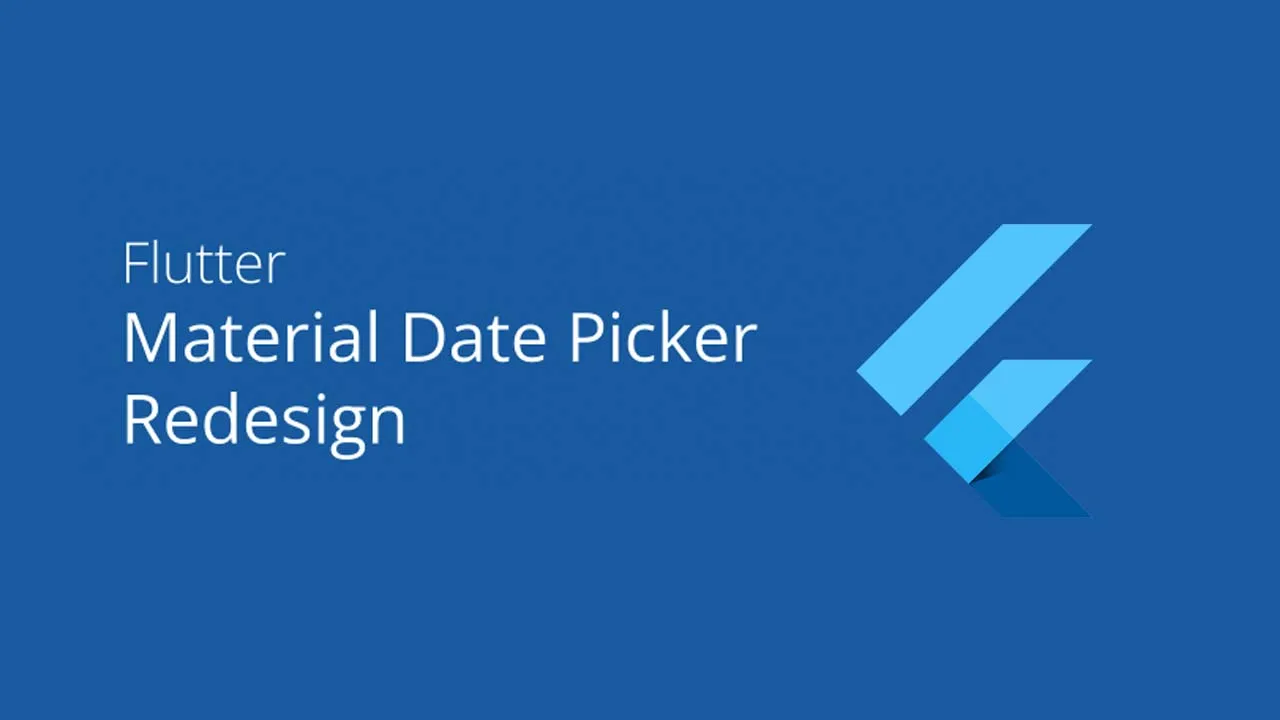 Material Design Date Range Picker with Flutter