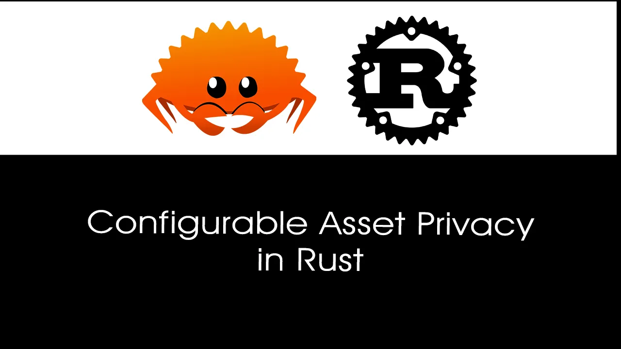 Cap: Configurable Asset Privacy in Rust