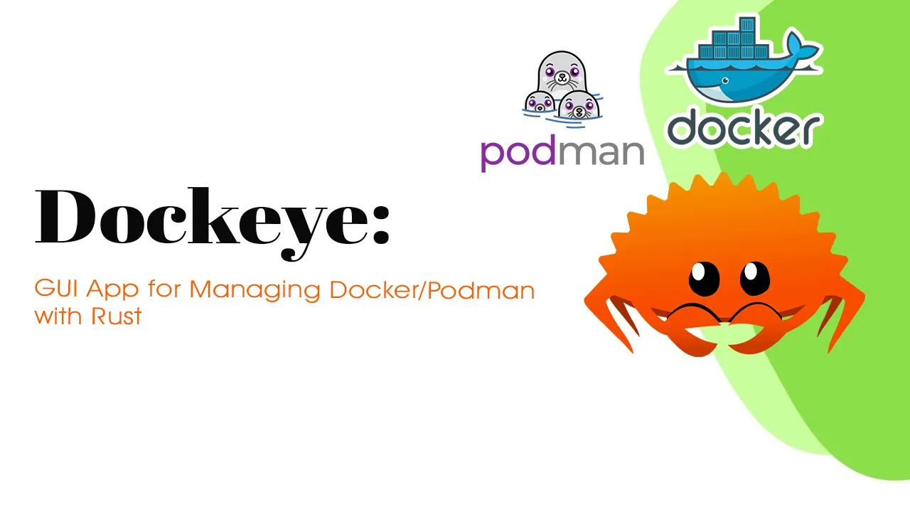 Dockeye: GUI App for Managing Docker/Podman with Rust