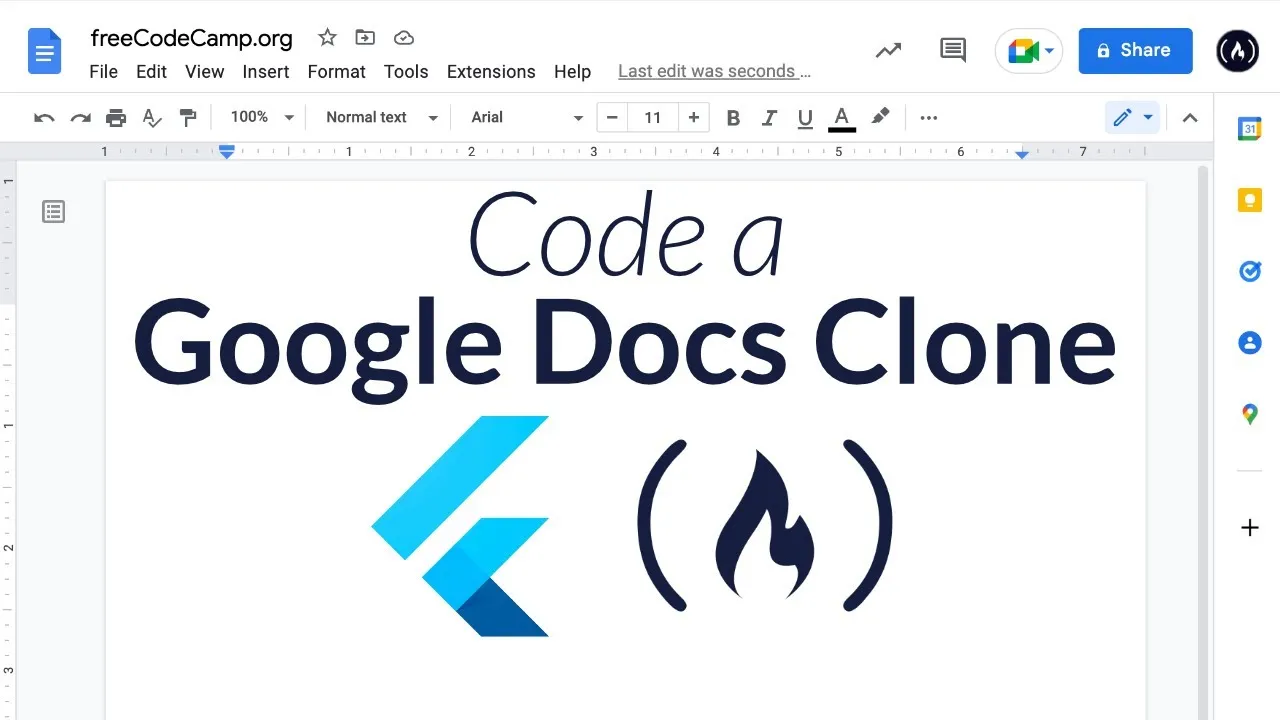 Build Full Stack Google Docs Clone with Flutter and Node.js
