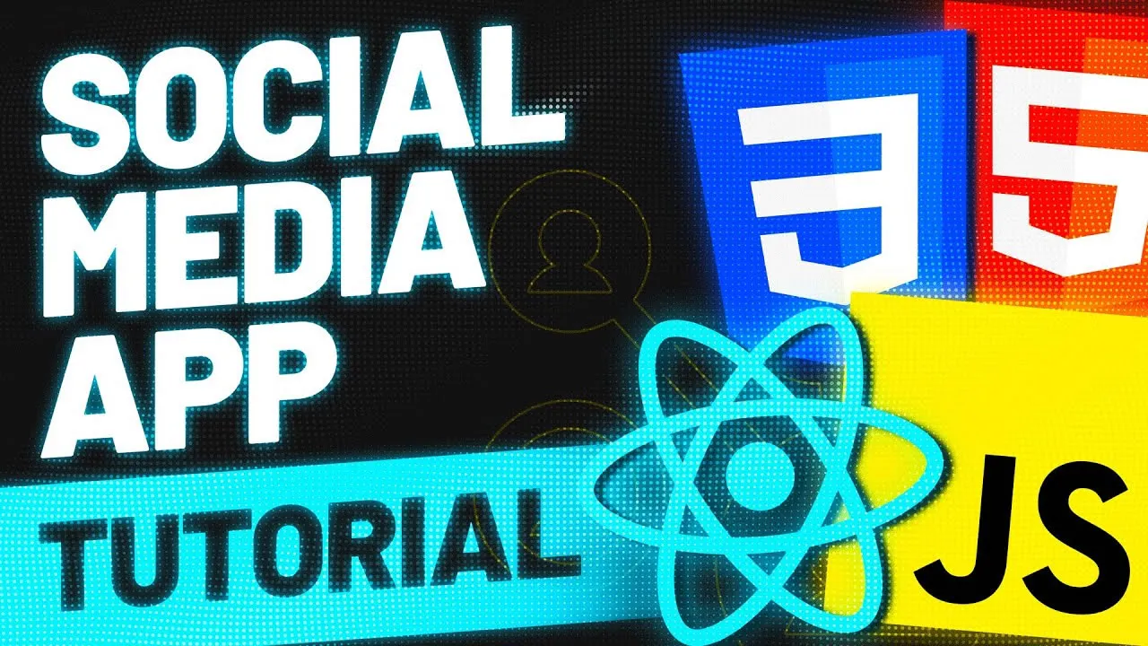 Create Social Media App with React, HTML and CSS