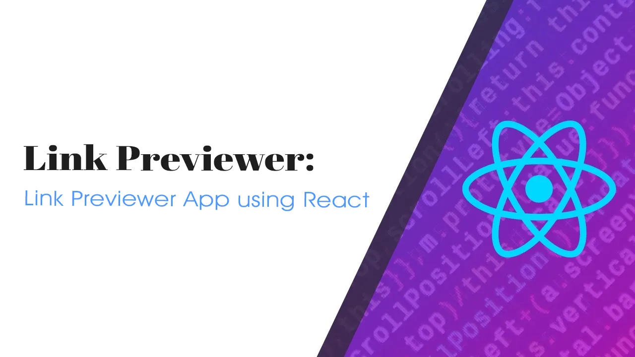 Link Previewer: Link Previewer App using React