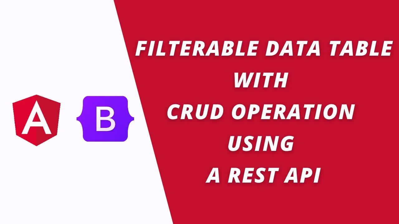 Build a Filterable Data Table in Angular with CRUD Operation