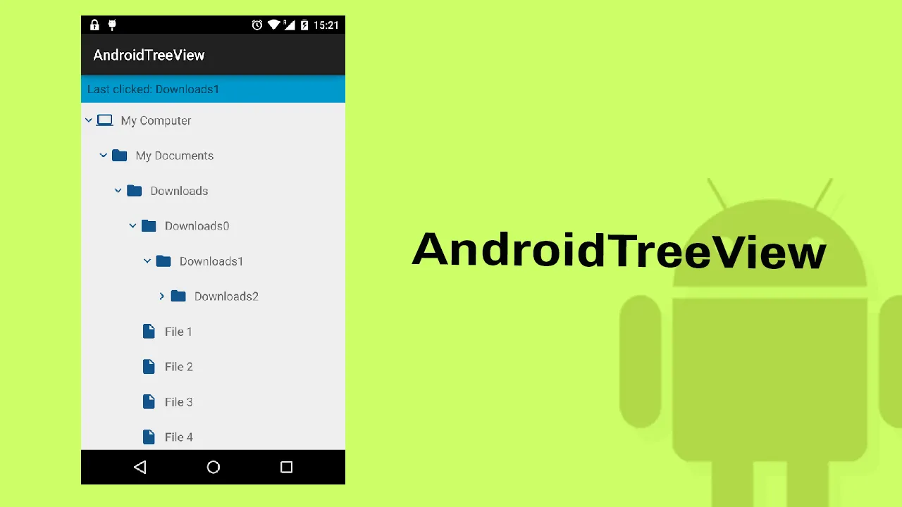 AndroidTreeView: TreeView Implementation for Android