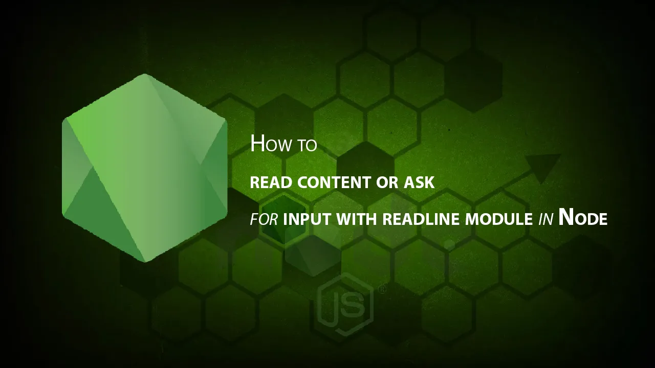 How to Read Content Or Ask for input with Readline Module in Node