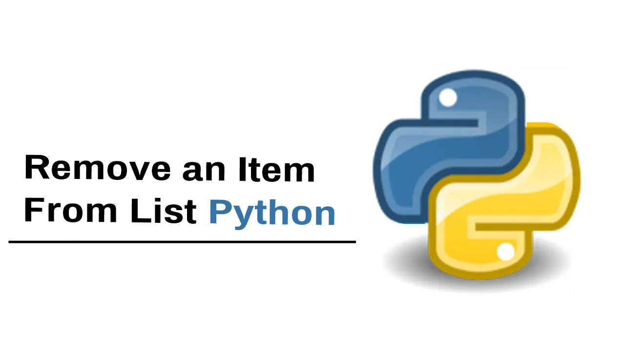 How to Remove an Item From The List in Python?