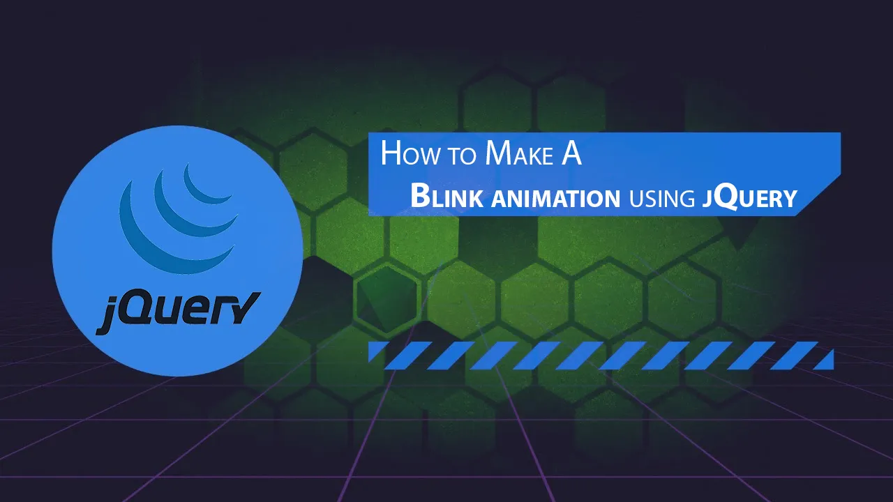 How to Make A Blink animation using jQuery