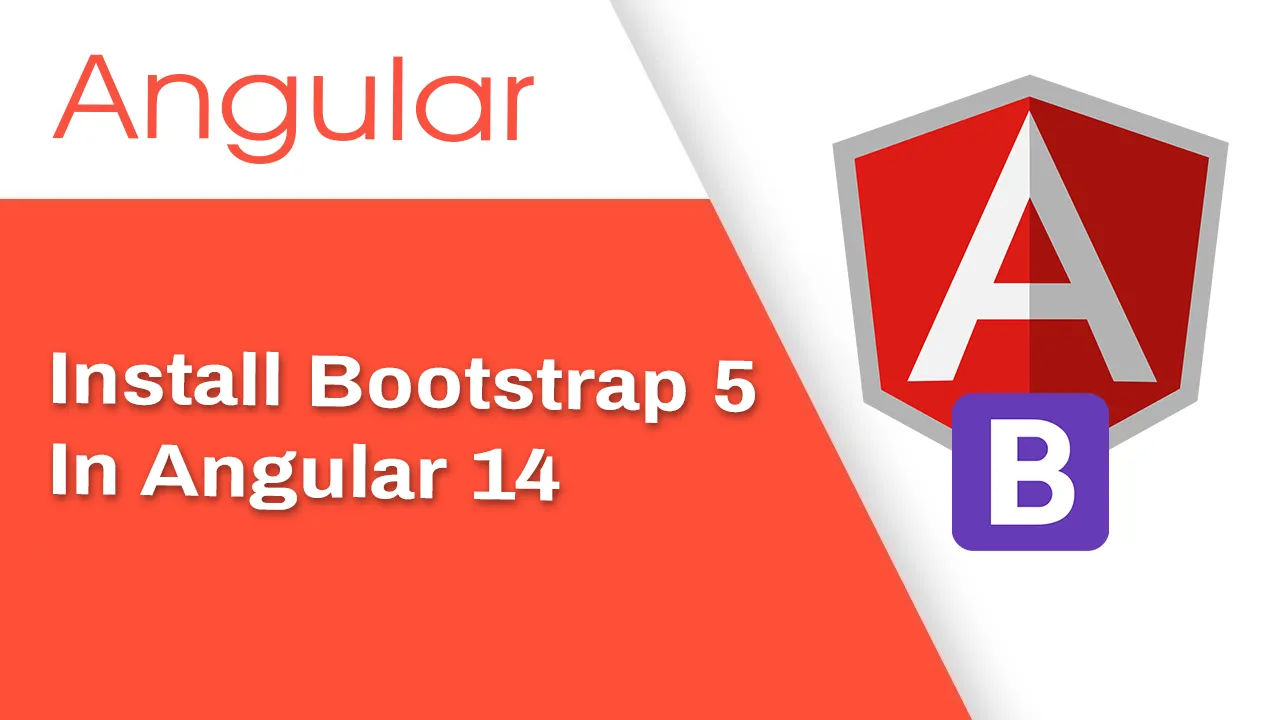 Install Bootstrap 5 in Angular 14