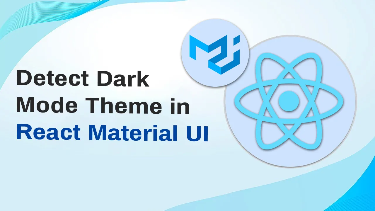 React Material UI: Detect Dark Mode Theme