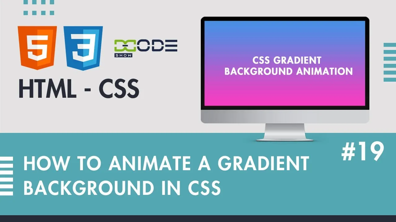 A Simple And Clean Gradient Background Animation Using Only CSS