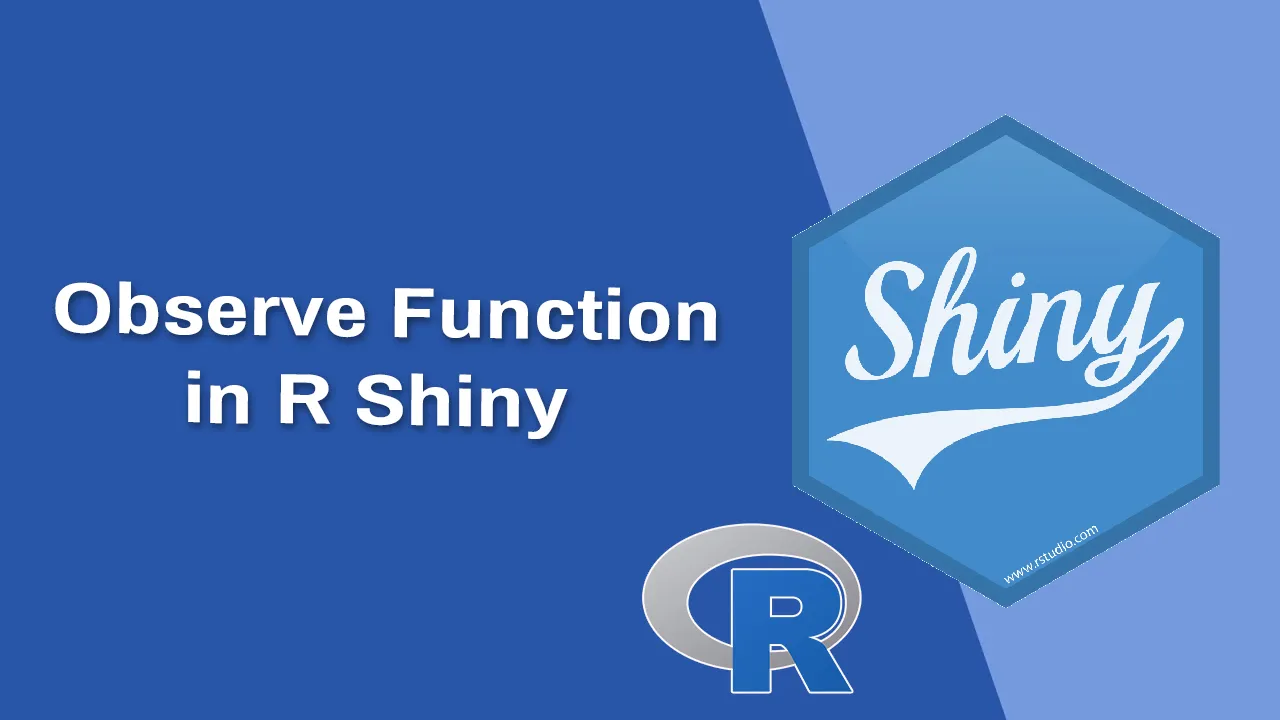 Fully Understand The Observation Function in R Shiny