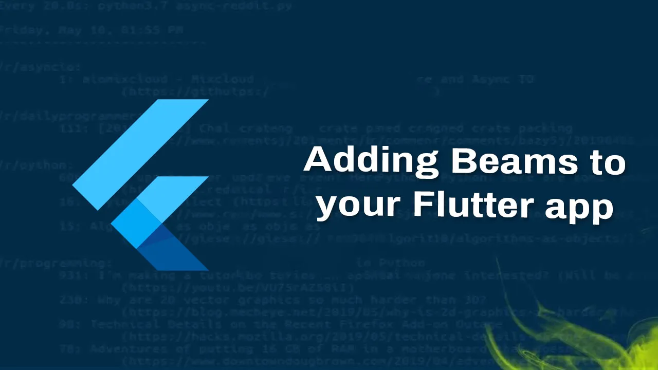 How to Add Beam To Your Flutter App