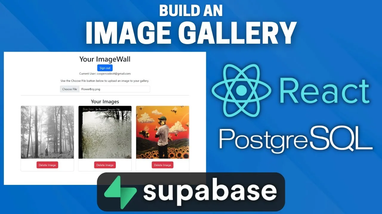 Build an Image Gallery with Supabase Storage and React