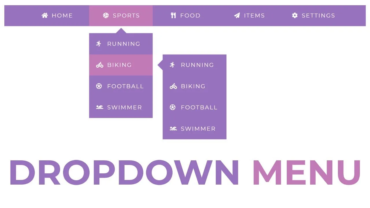 Build a Dropdown Navigation Menu with HTML, CSS and JavaScript