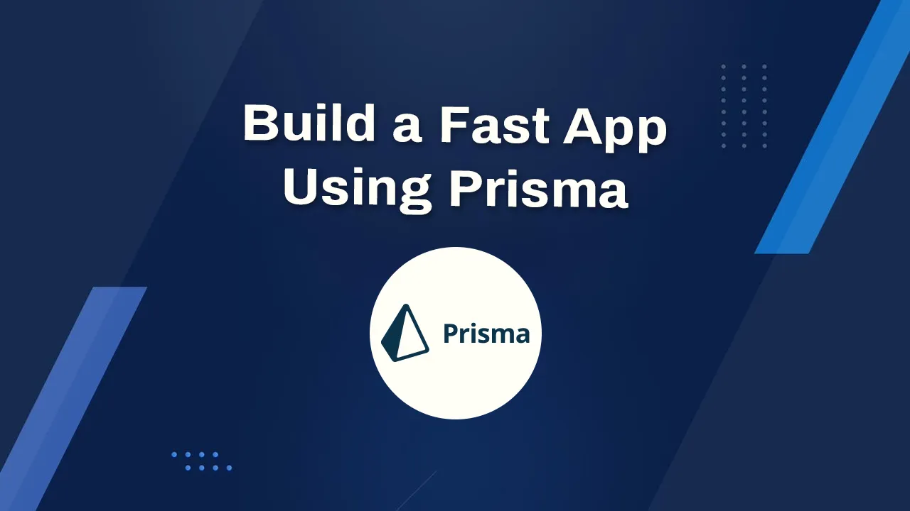 How to Create a Quick App using Prisma