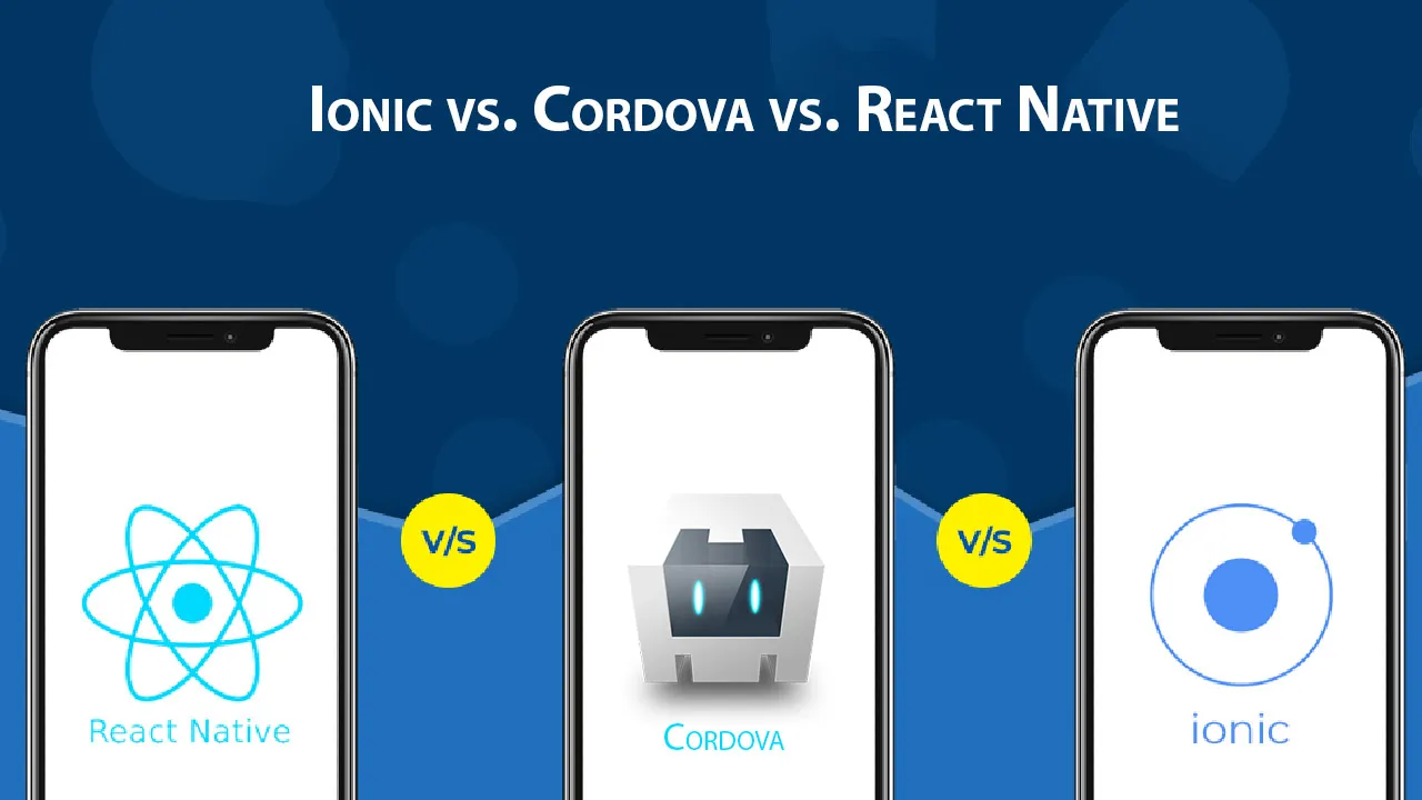 Ionic vs. Cordova vs. React Native