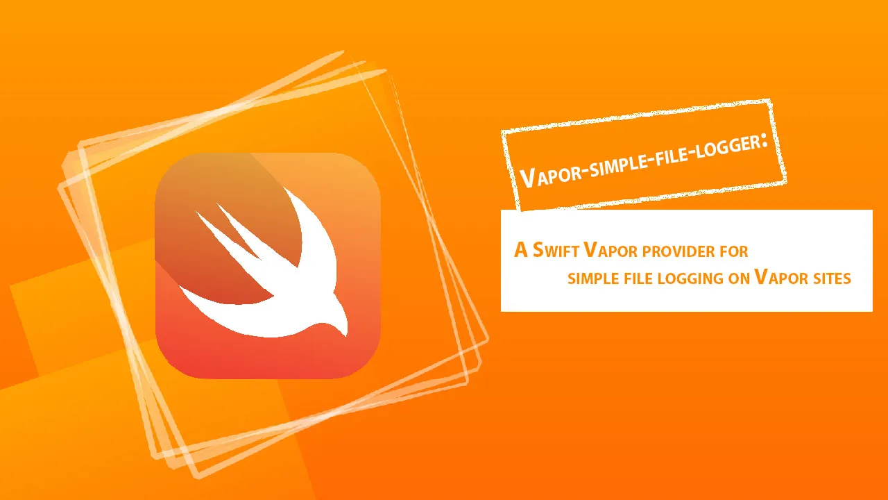 A Swift Vapor provider for simple file logging on Vapor sites