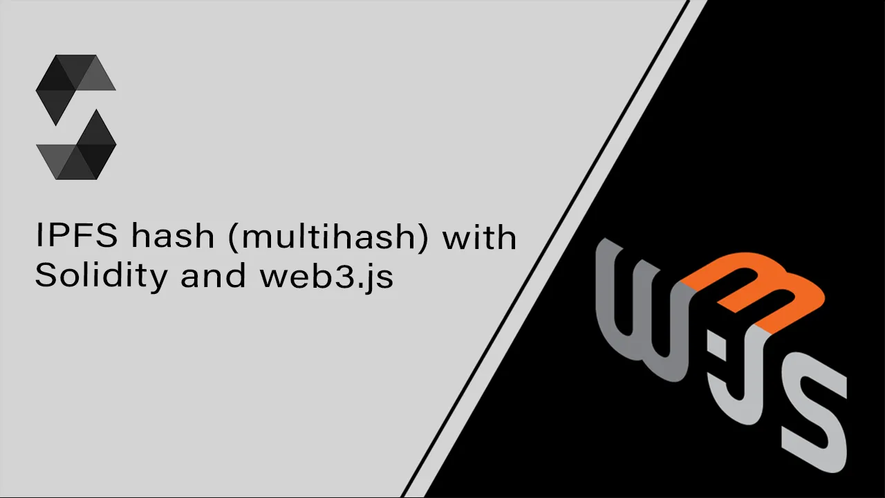 Example on Solidity and Web3.js to Store IPFS Hash