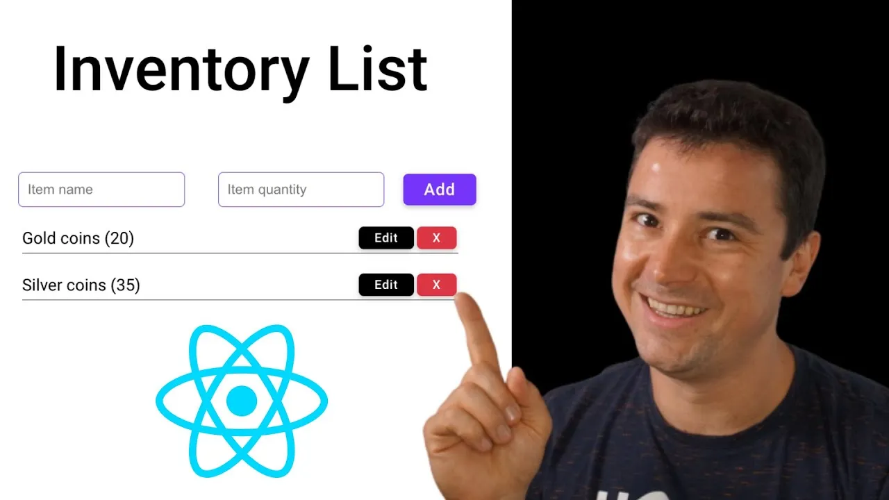 Build a Inventory List with useState, useEffect, useRef | React Project