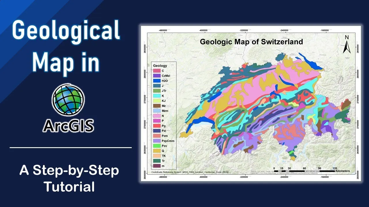 How to Create a Geological Map in ArcMap Step by Step