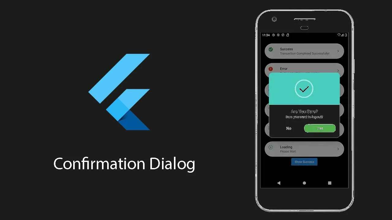 Simple Popup Confirmation Dialog with Flutter