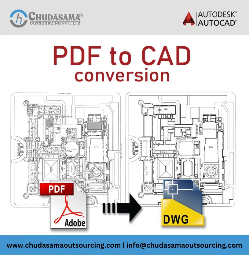 High Quality PDF to CAD Conversion Services in USA