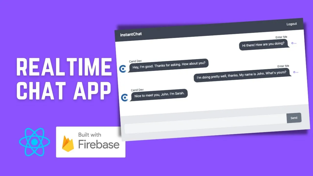 Build a Real-Time Chat App with React, Firebase and Tailwind CSS