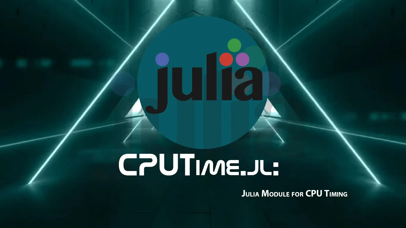CPUTime.jl: Julia Module for CPU Timing