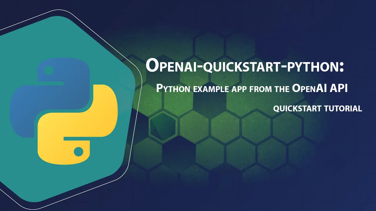 Python Example App From The OpenAI API Quickstart Tutorial