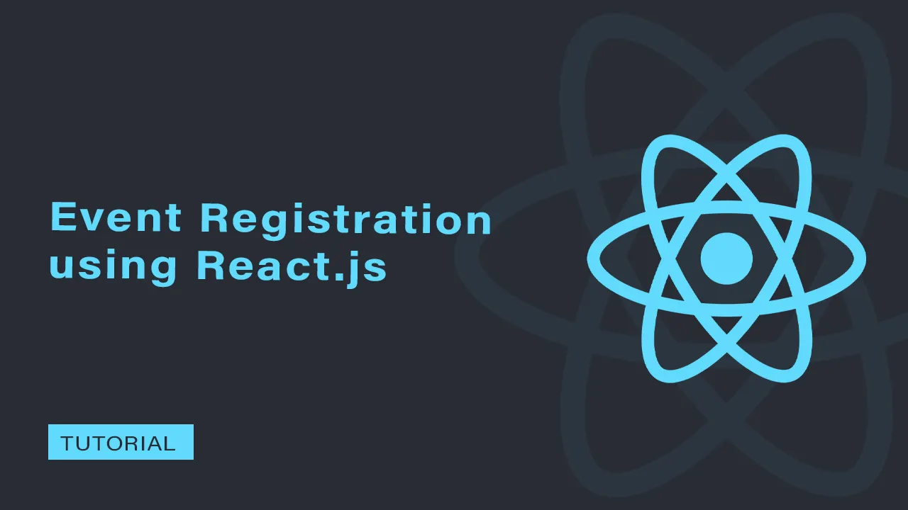 Event Registration using React.js