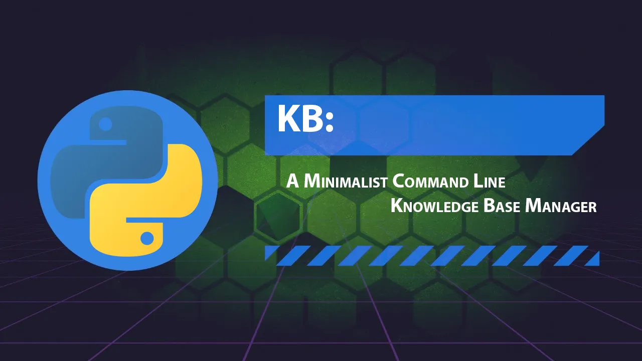  KB: A Minimalist Command Line Knowledge Base Manager