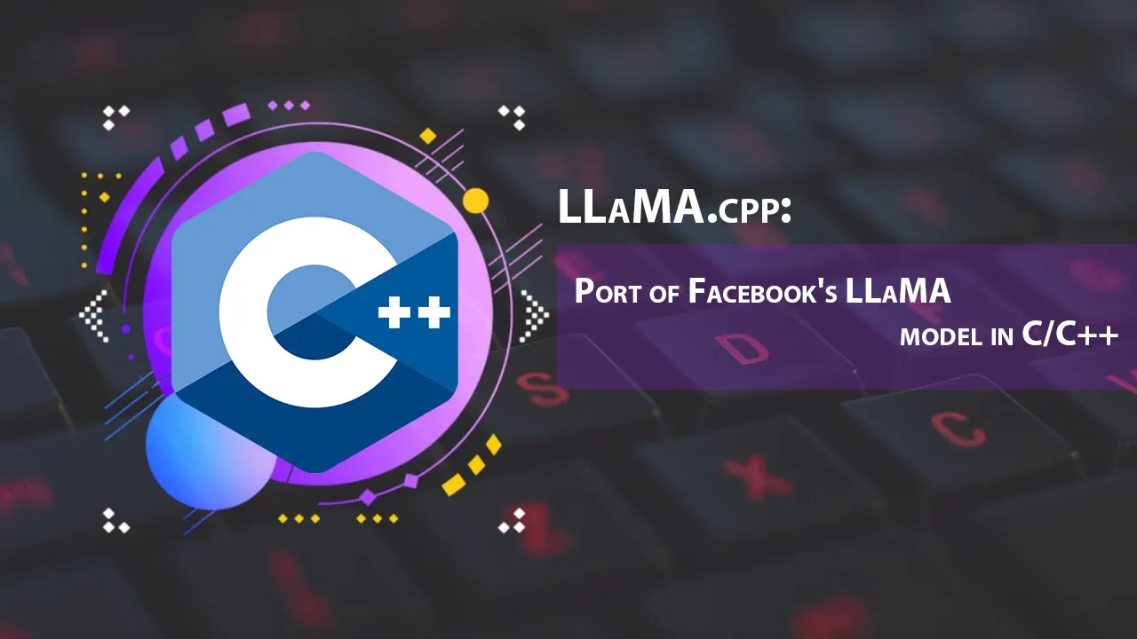 LLaMA.cpp: Port of Facebook's LLaMA model in C/C++
