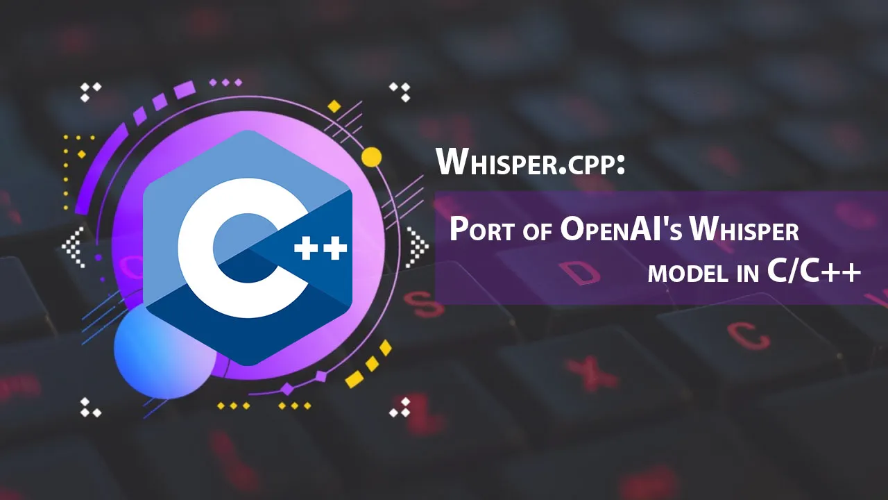 Whisper.cpp: Port Of OpenAI's Whisper Model in C/C++